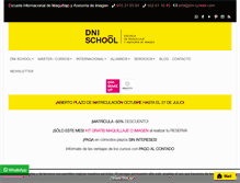 Tablet Screenshot of dni-school.com
